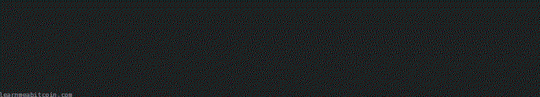 Mining simulator showing multiple hash attempts by incrementing the nonce.